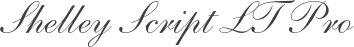 Shelley Script LT Pro