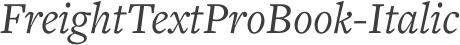 FreightTextProBook-Italic