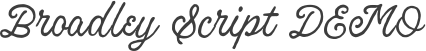 Broadley Script DEMO