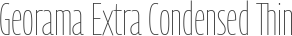 Georama Extra Condensed Thin