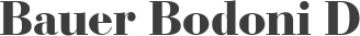 Bauer Bodoni D