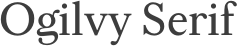 Ogilvy Serif