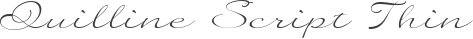 Quilline Script Thin