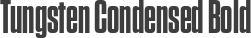 Tungsten Condensed Bold