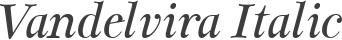 Vandelvira Italic