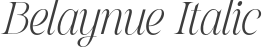 Belaynue Italic