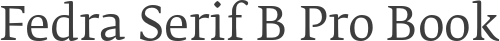 Fedra Serif B Pro Book