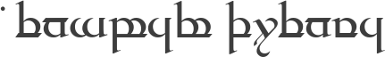 Tengwar Quenya