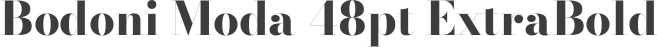 Bodoni Moda 48pt ExtraBold