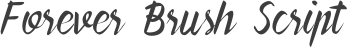 Forever Brush Script