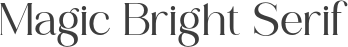 Magic Bright Serif