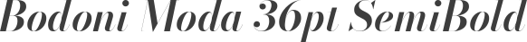 Bodoni Moda 36pt SemiBold