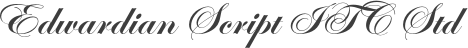 Edwardian Script ITC Std