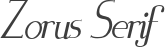 Zorus Serif