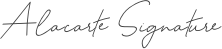 Alacarte Signature