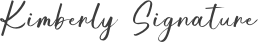 Kimberly Signature