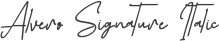 Alvero Signature Italic