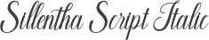 Sillentha Script Italic