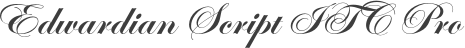 Edwardian Script ITC Pro