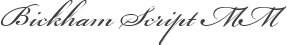 Bickham Script MM