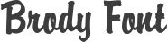 Brody Font