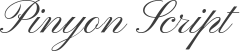 Pinyon Script