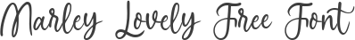 Marley Lovely Free Font