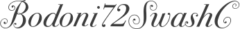 Bodoni72SwashC