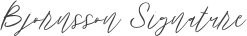 Bjornsson Signature