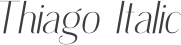 Thiago Italic