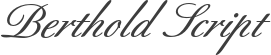 Berthold Script