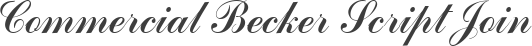 Commercial Becker Script Join