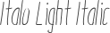 Italo Light Italic