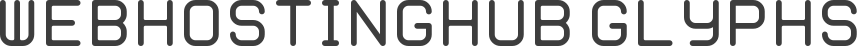 WebHostingHub-Glyphs