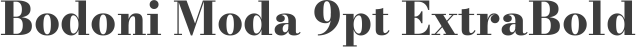 Bodoni Moda 9pt ExtraBold