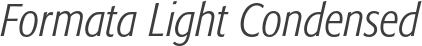 Formata Light Condensed