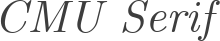 CMU Serif