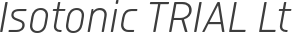 Isotonic TRIAL Lt