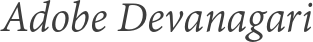 Adobe Devanagari