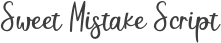 Sweet Mistake Script