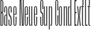 Base Neue Sup Cond ExtLt