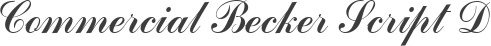 Commercial Becker Script D