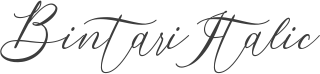 Bintari Italic