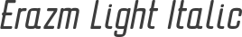 Erazm Light Italic