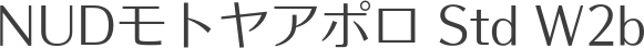 NUDモトヤアポロ Std W2b