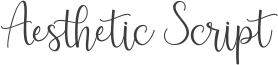 Aesthetic Script