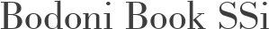 Bodoni Book SSi