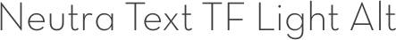 Neutra Text TF Light Alt