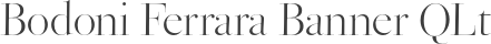 Bodoni Ferrara Banner QLt