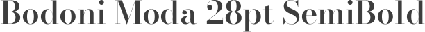 Bodoni Moda 28pt SemiBold